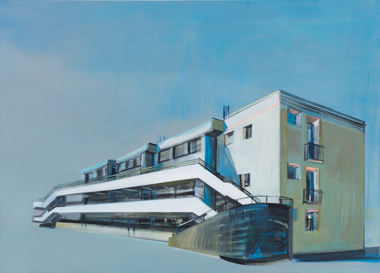Dom Schillerów zielony, 2020, 100x140