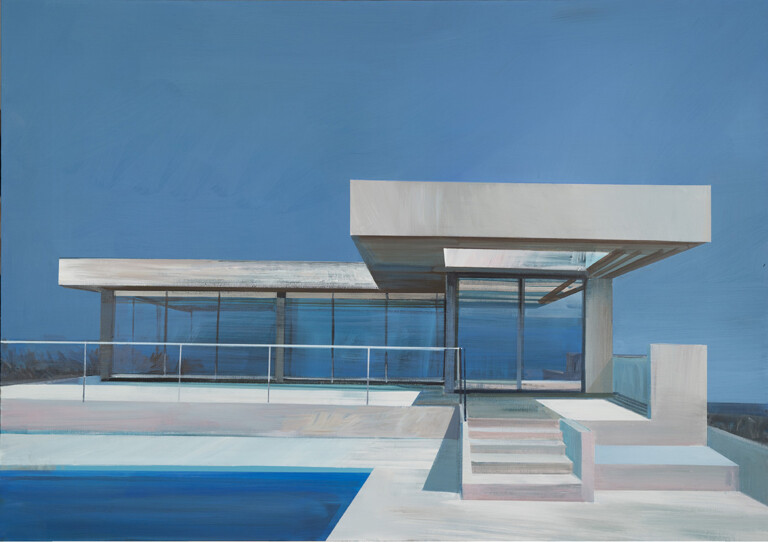 Dom granatowy, 2023, 95x135