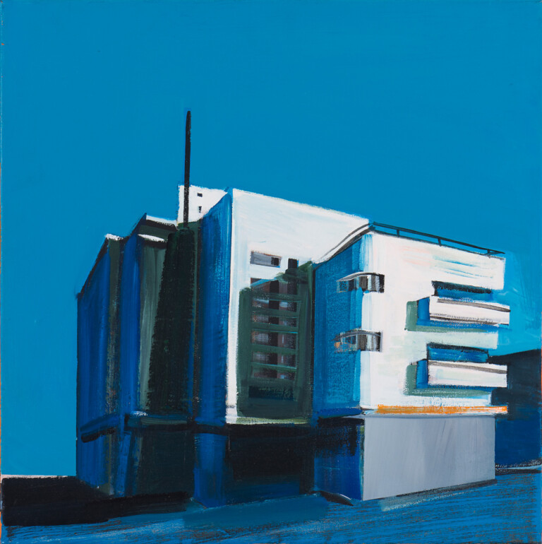 Niebieski, 2019, 50x50