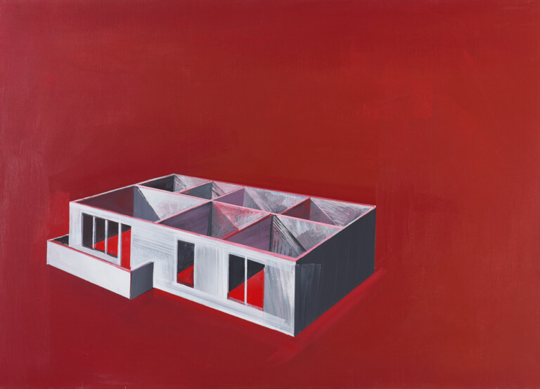 Wielka płyta czerwona, 2019, 100x140